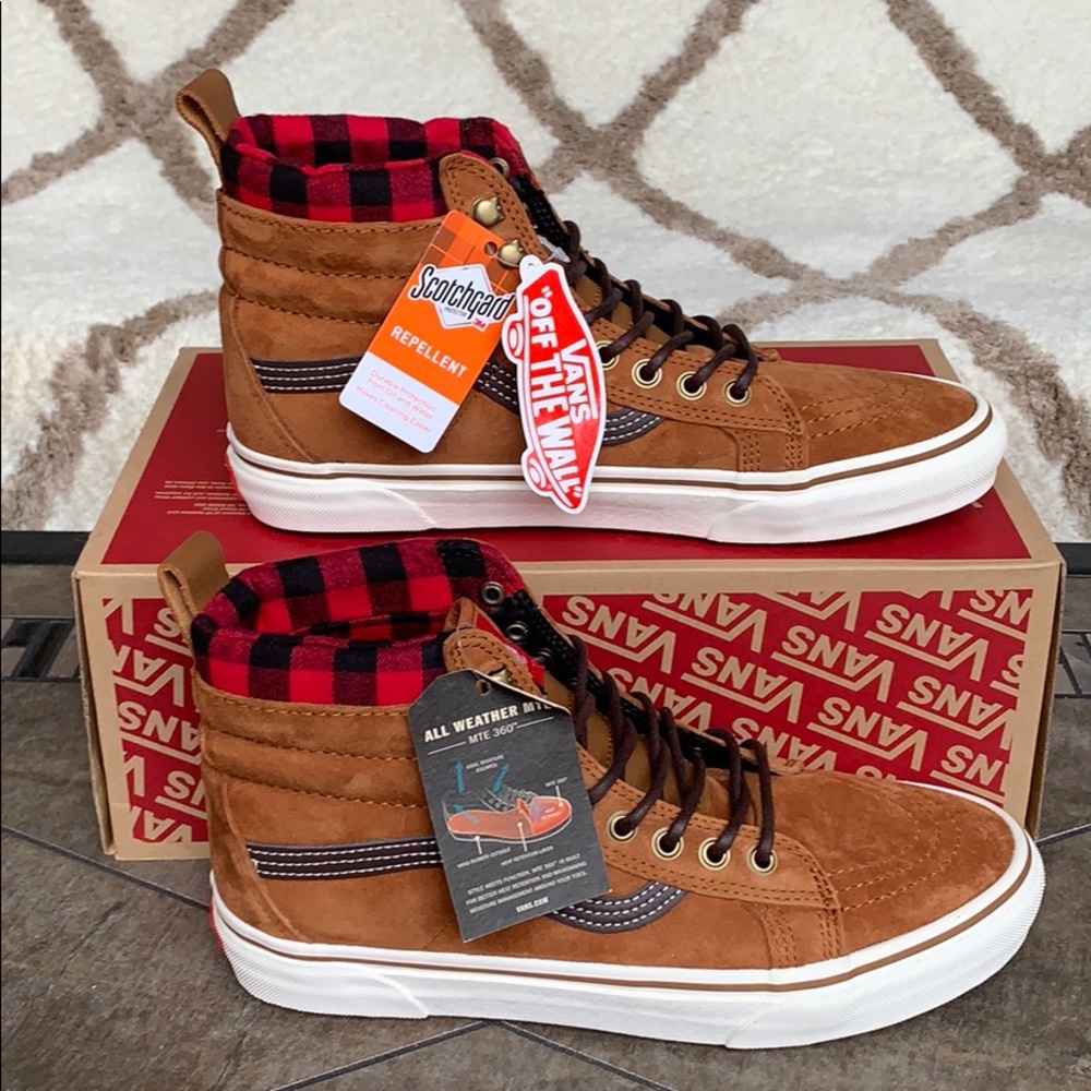 •• VANS Sk8-Hi Mte Glazed Ginger/Marshmallow men’s - Picture 2 of 16